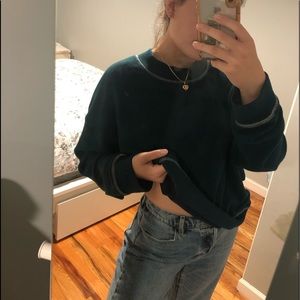 Vintage Green Long Sleeve Top